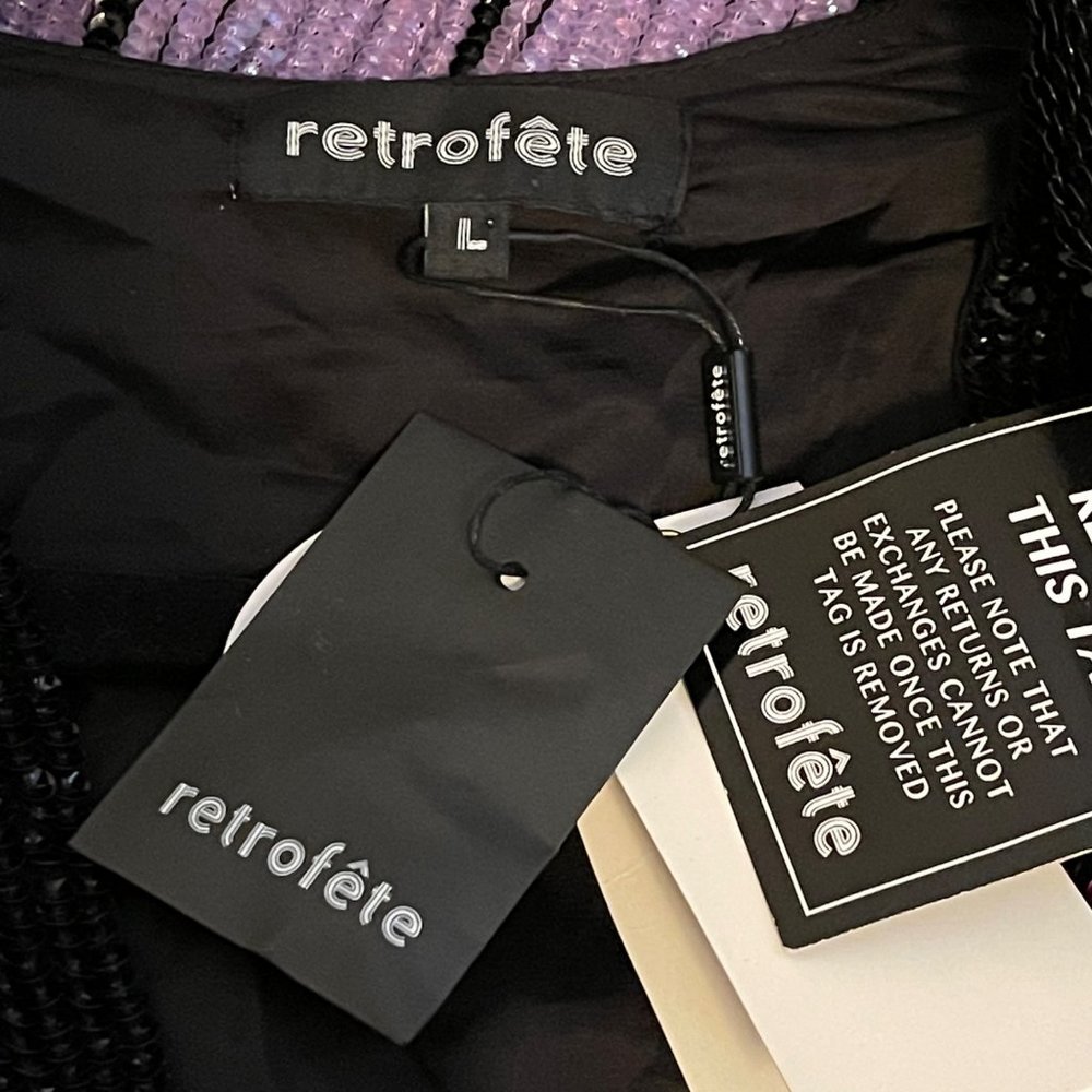 Retrofete Gabrielle Robe in Butterfly - Picture 10 of 11